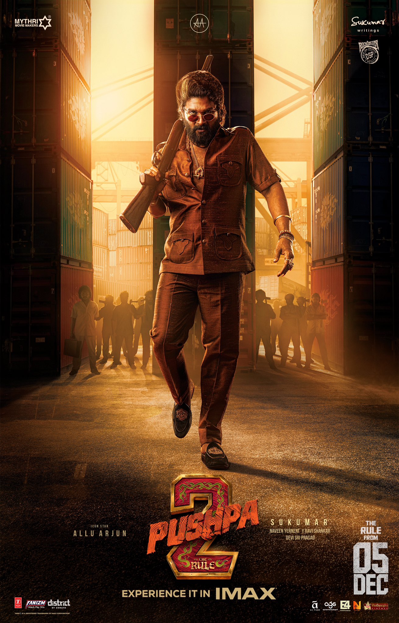 Pushpa 2 — selected credit poster